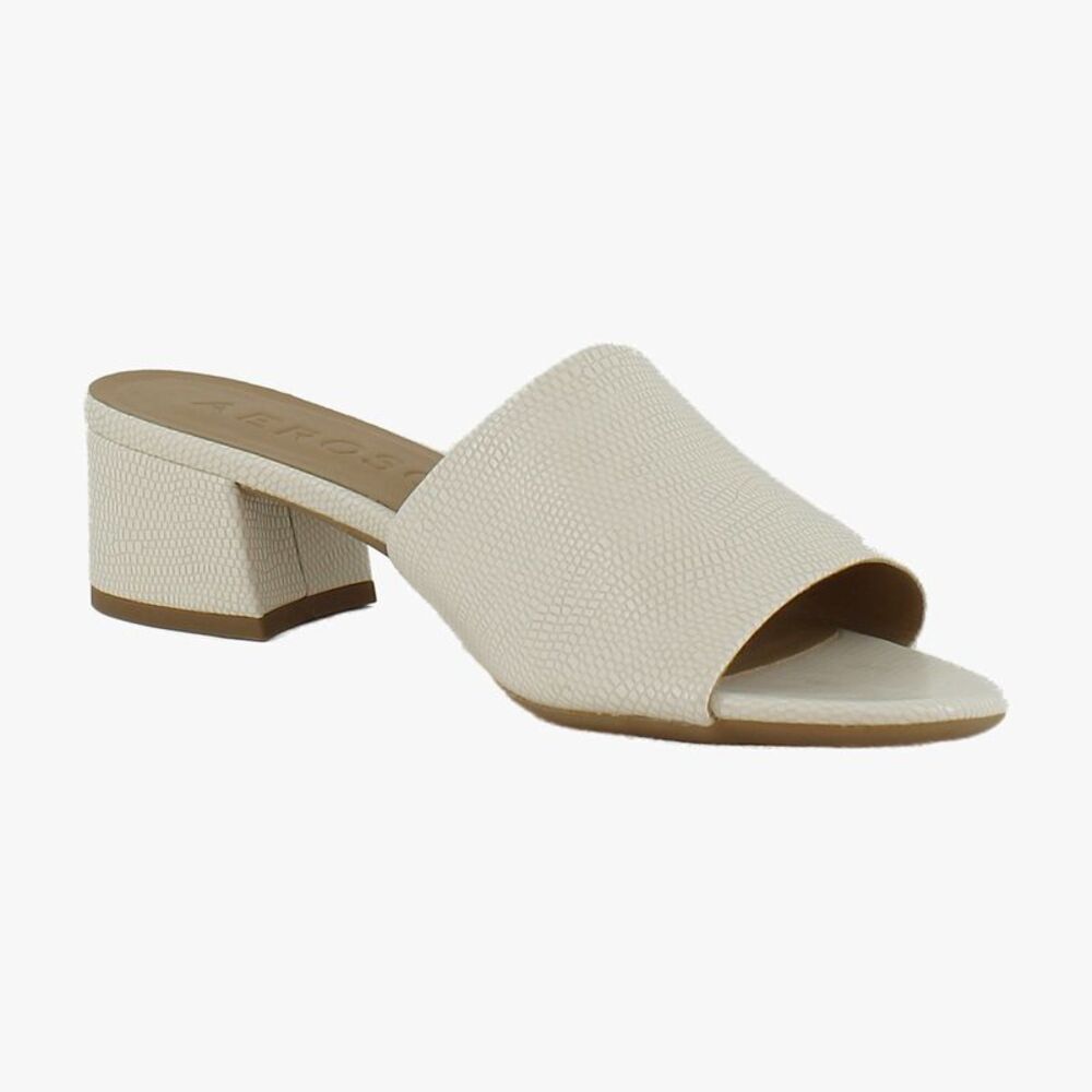 Aerosoles Como Eggnog Lizard Embossed Faux Leather